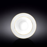 Wilmax Tiefer Porzellanteller 22,5 cm mit Goldrand WL-880102303/A